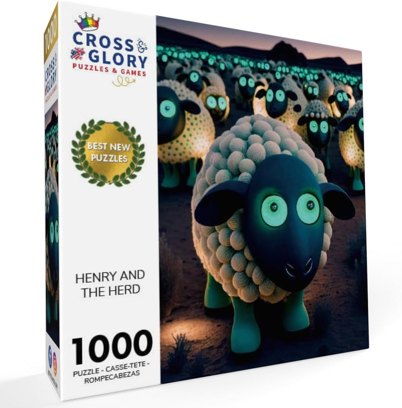 Henry and The Herd 1000-Piece Jigsaw Puzzle for Animal Lovers