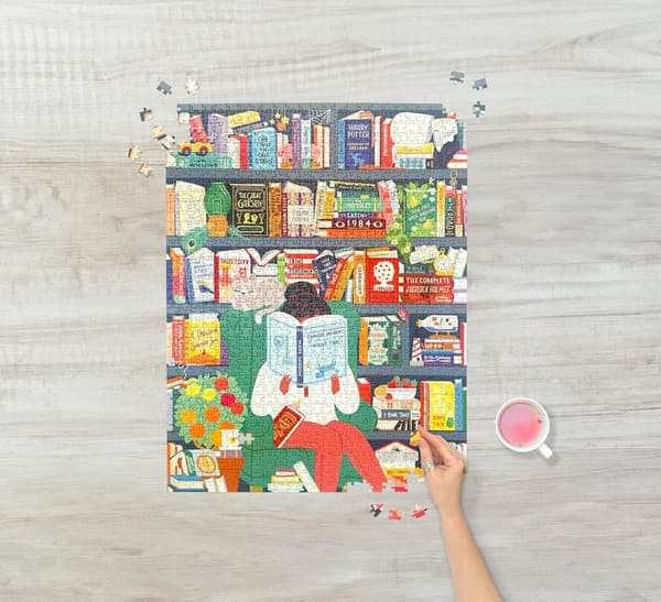 50 Must-Read Books Puzzle - 1000 Pieces for Book Lovers
