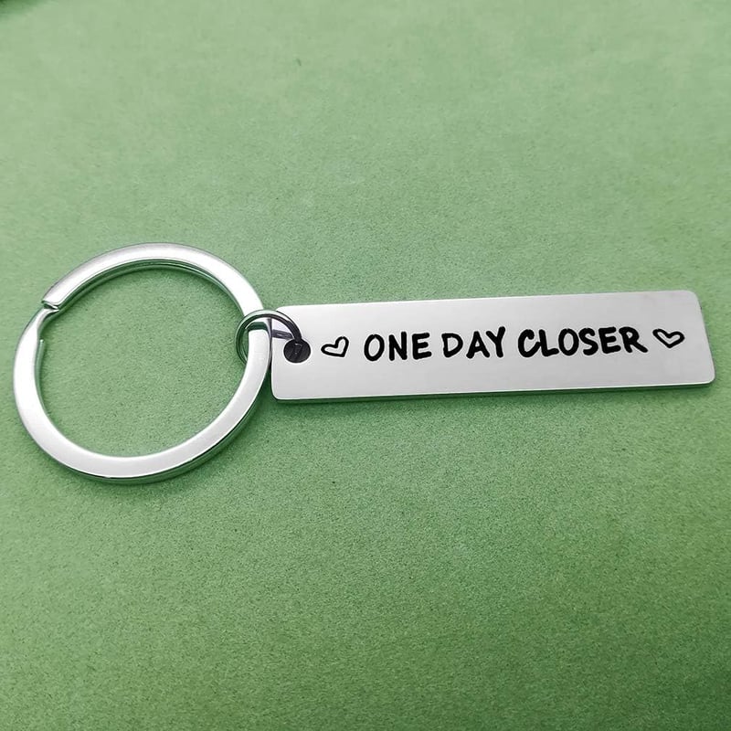 Long-Distance Relationship Keychain Gift for Couples