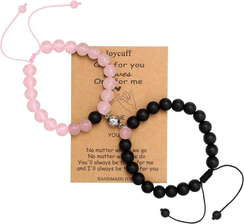 Couples' Beaded Bracelets for Anniversary or Birthday Gift