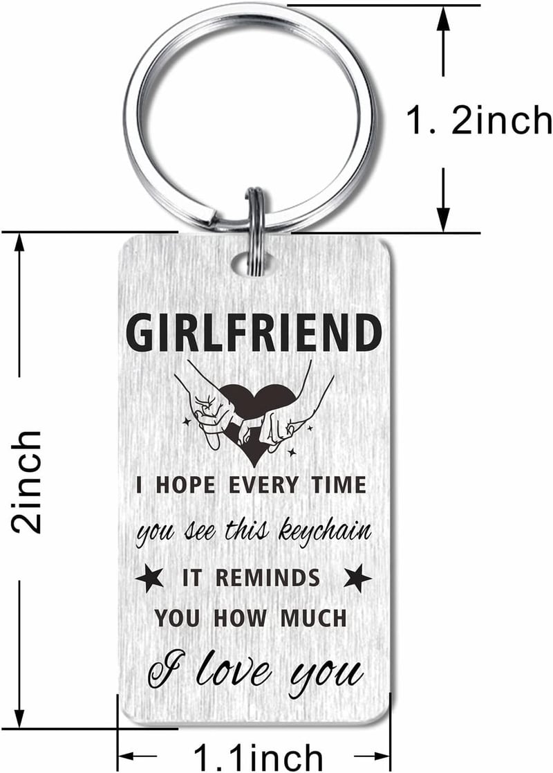 Valentine's Day Keychain Gift for Girlfriend