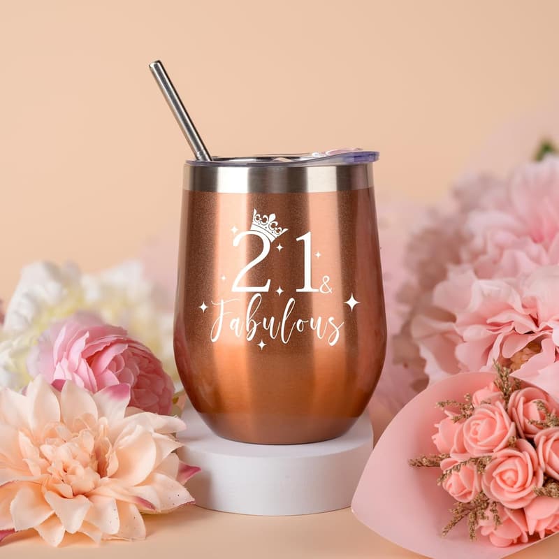 21st Birthday Gift Basket for Her - Fabulous Items for 2003 Born
