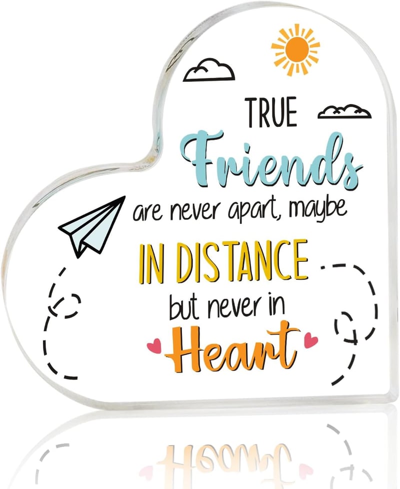 Friendship Gift: Acrylic Plaque for Women