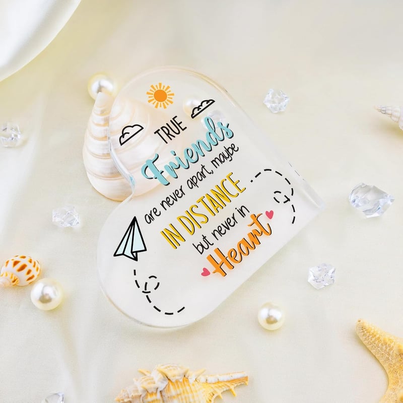 Friendship Gift: Acrylic Plaque for Women