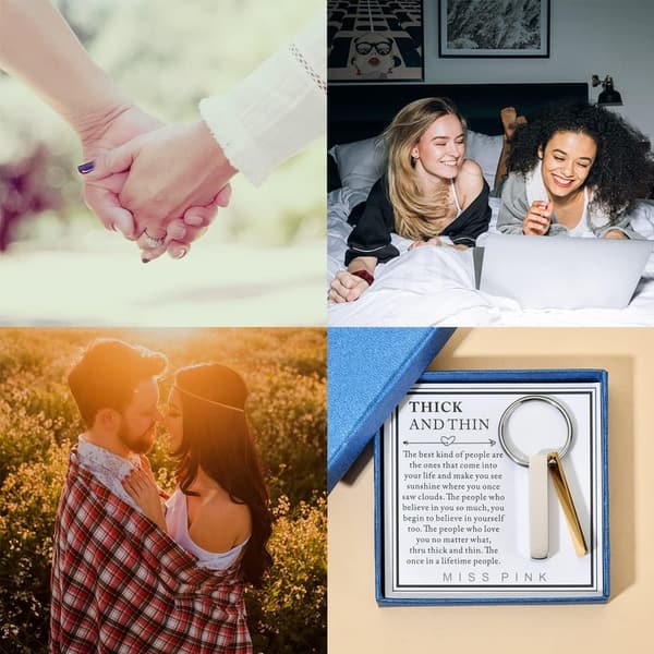 Best Friend Keychain for Women & Men – Sentimental Gift