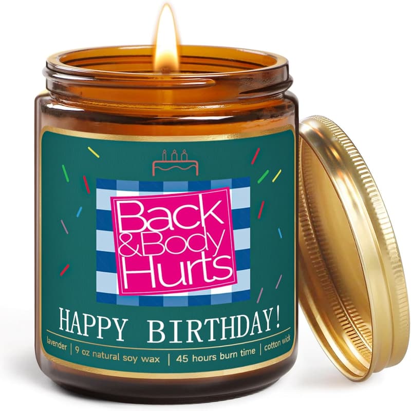 Happy Birthday Candle Gift for Women and Friends