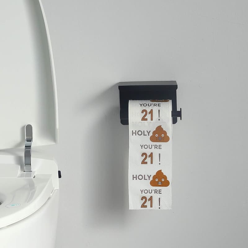 21st Birthday Gag Gift | Funny 3-Ply Toilet Paper Roll