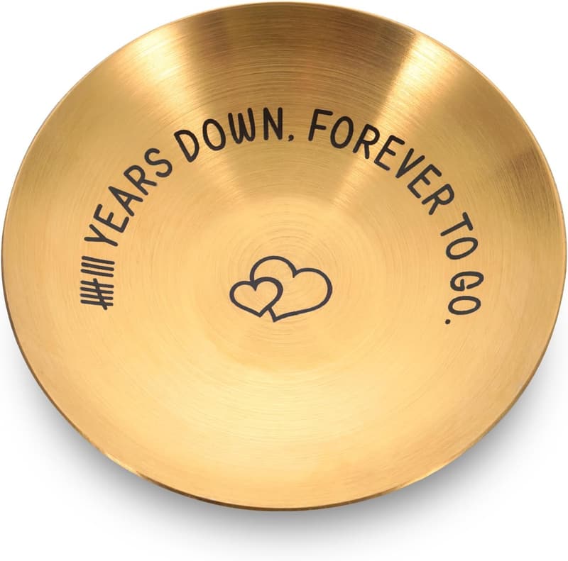 8th Anniversary Bronze Jewelry for Couples