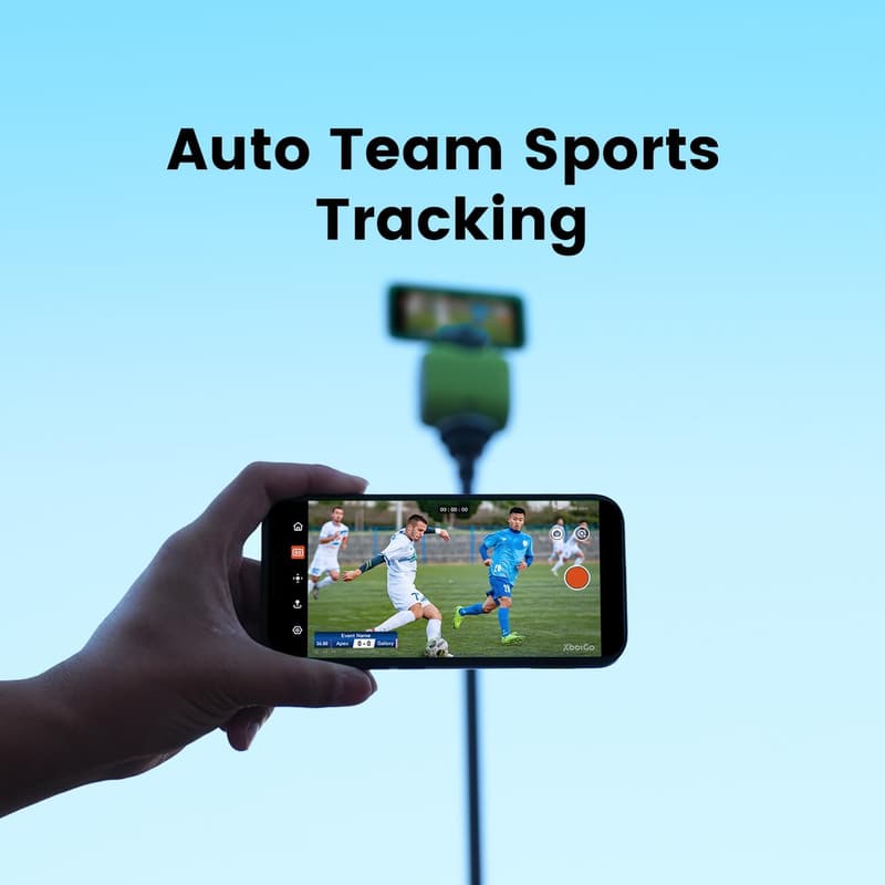 4K Sports Action Camera for Soccer & Basketball Tracking