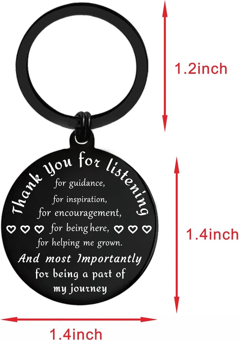Boss Day Keychain Gift for Men - Thank You Boss Appreciation
