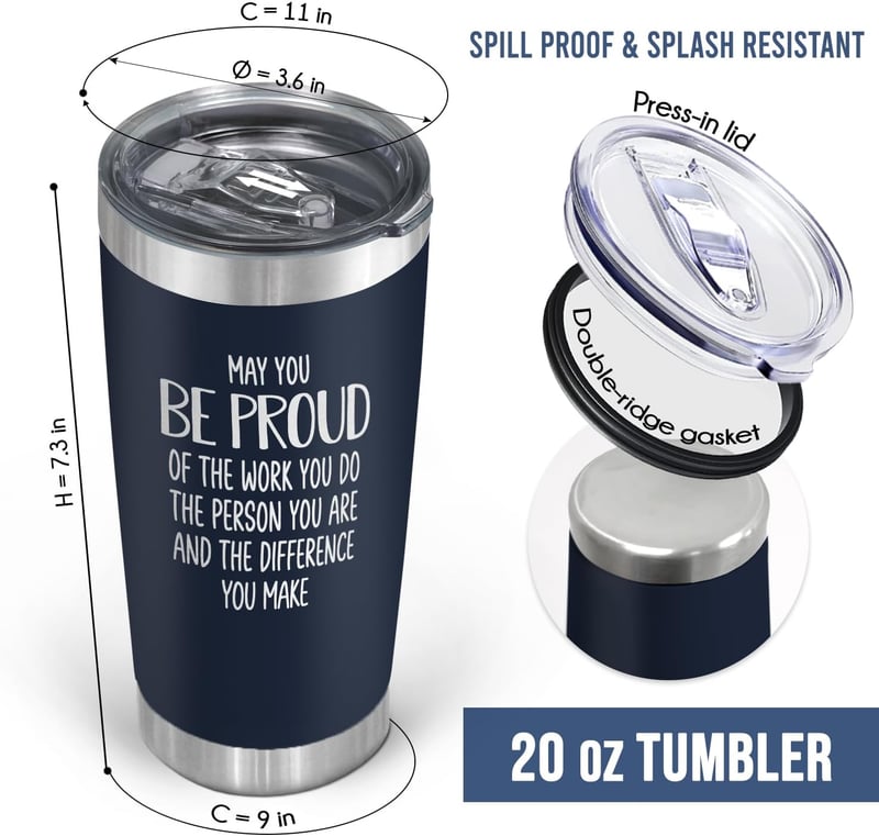 Retirement Gifts for Men - 20 oz Insulated Coffee Tumbler