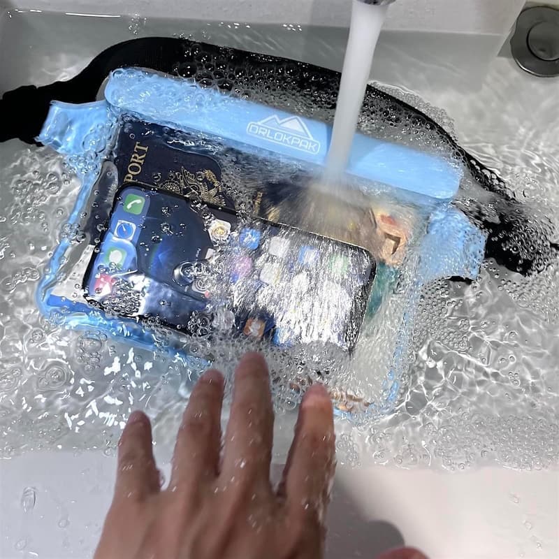 Waterproof Fanny Pack with Secret Holder for Beach Activities