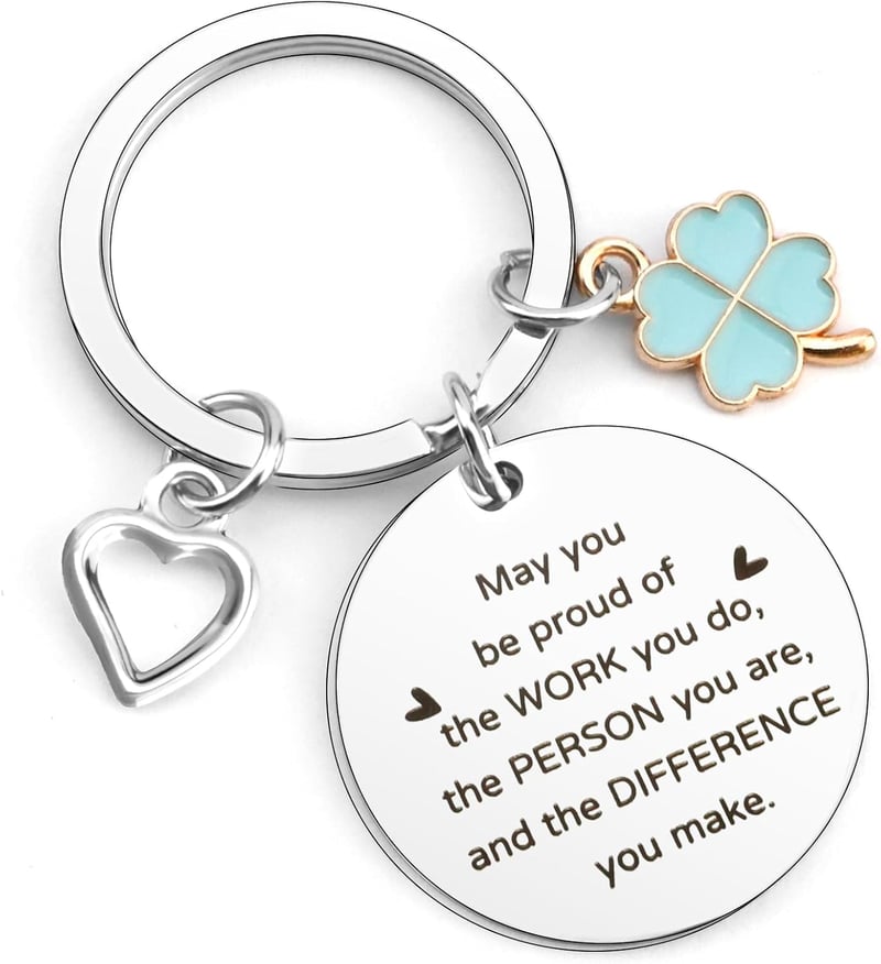 Employee Appreciation Funny Keychain for Coworkers