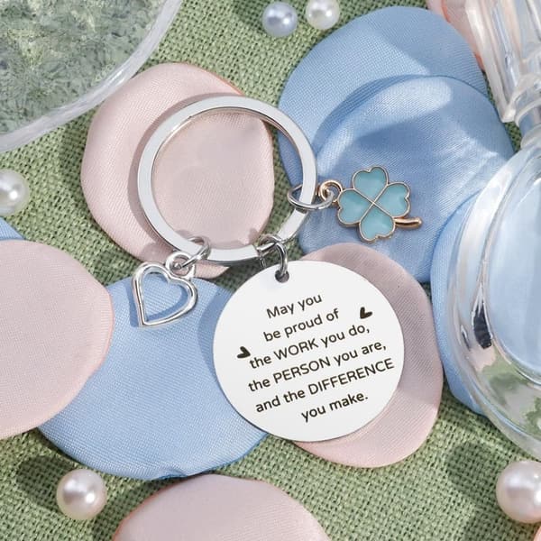 Employee Appreciation Funny Keychain for Coworkers
