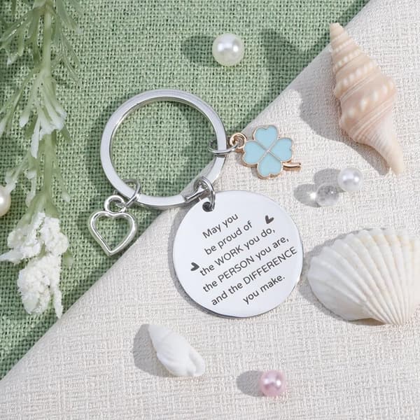 Employee Appreciation Funny Keychain for Coworkers
