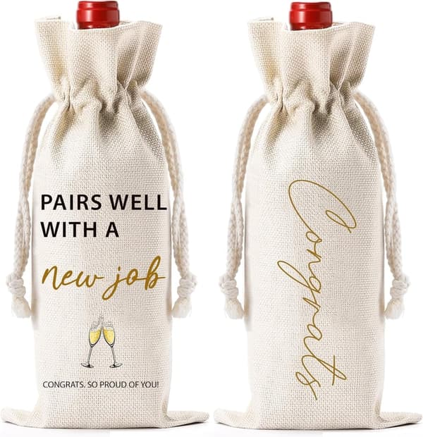 New Job Gift Set - Wine Bag and Farewell Present for All