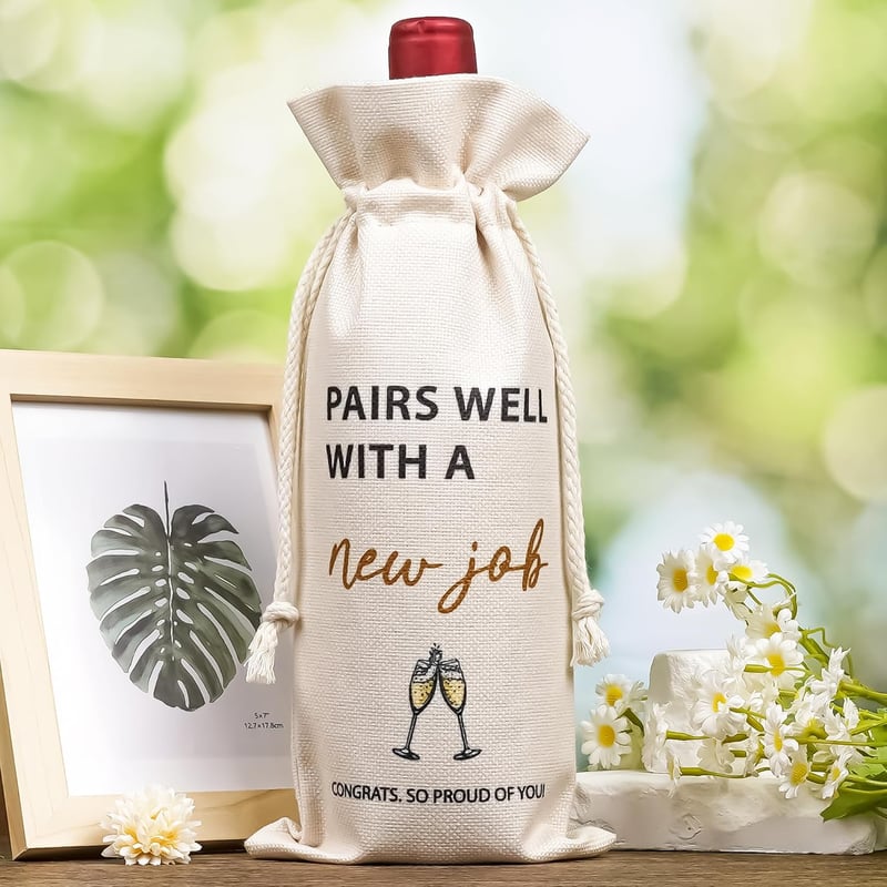 New Job Gift Set - Wine Bag and Farewell Present for All