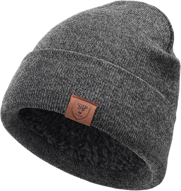 Thermal Polar Fleece Ski Beanie for Men and Women