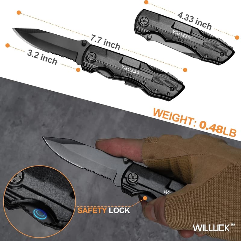 Christmas Multitool Pocket Knife - Perfect Gift for Men