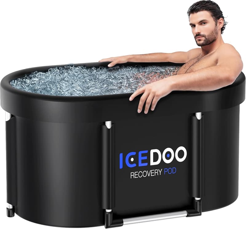 Portable XL 129 Gal Cold Plunge Tub for Athletes and Family