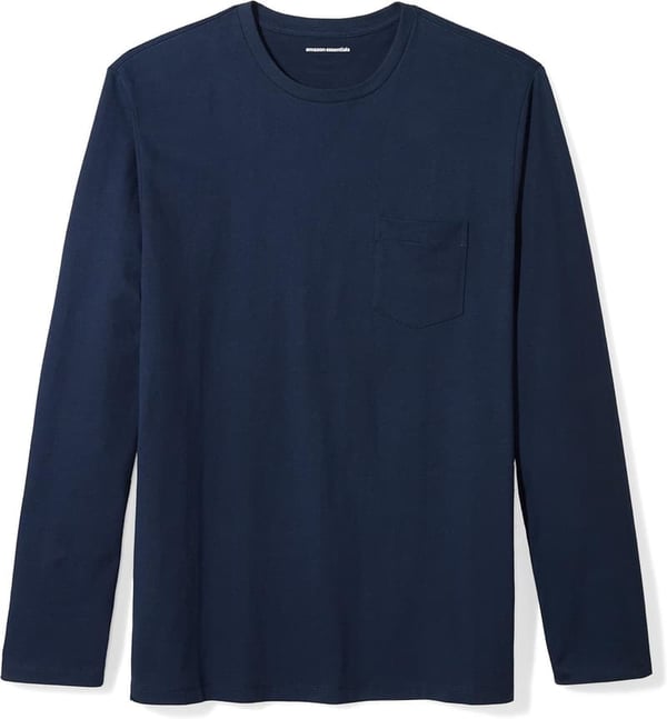Men's Regular-Fit Long-Sleeve Crewneck T-Shirt