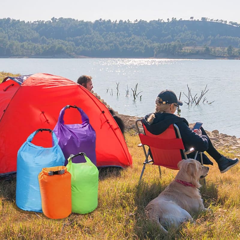 Waterproof Dry Storage Bag for Kayaking & Hiking - 40L Green