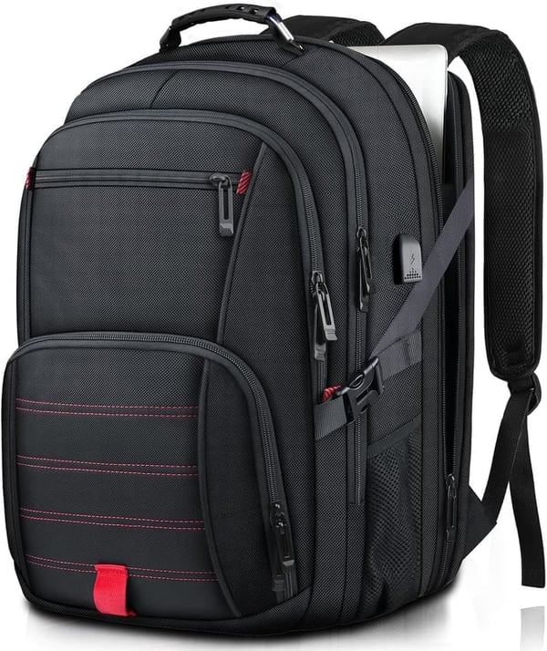 Extra Large Water-Resistant Travel Backpack for Men