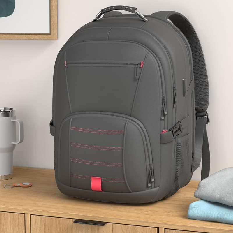Extra Large Water-Resistant Travel Backpack for Men