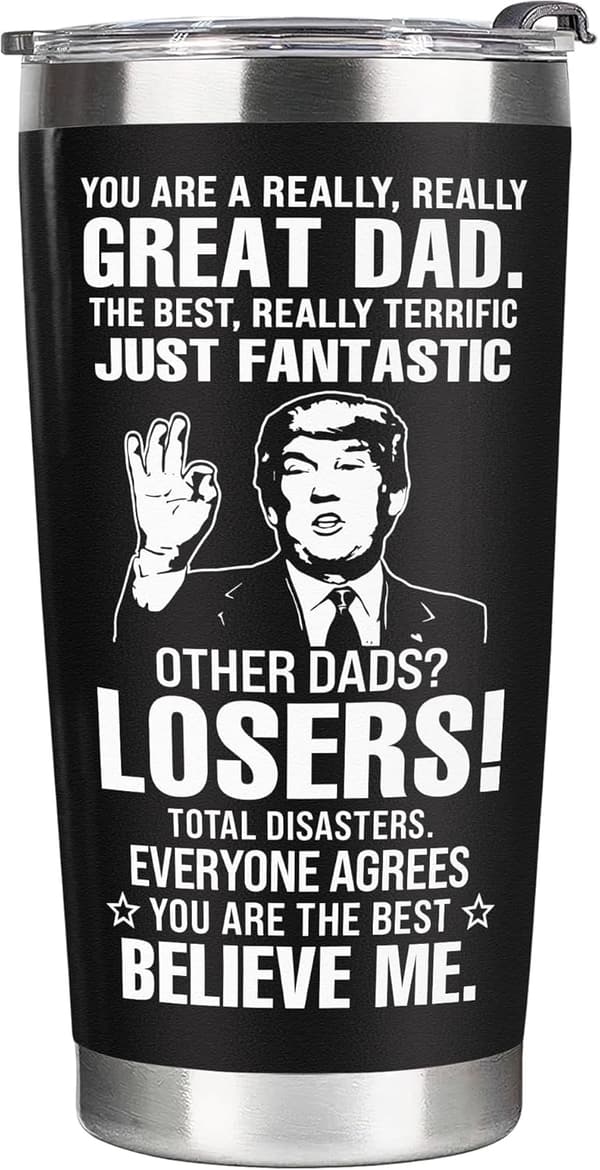 Father's Day 20 oz Tumbler - Best Dad Ever Gift