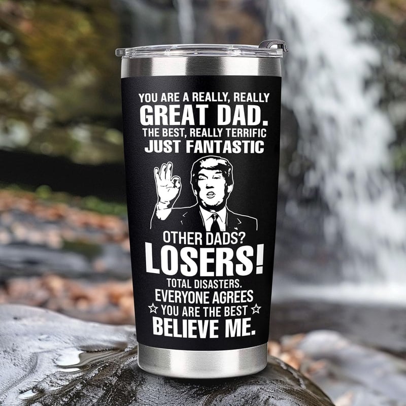 Father's Day 20 oz Tumbler - Best Dad Ever Gift