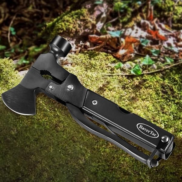 Camping Multi-Tool Axe with Knife and Sheath for Outdoorsmen