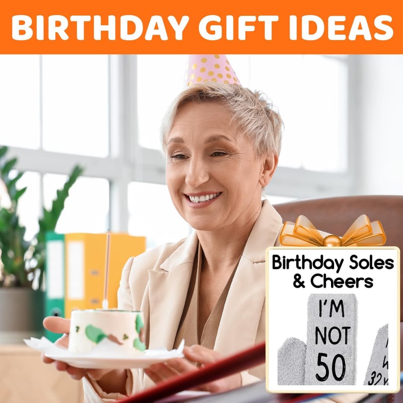 50th Birthday Gift Socks for Women and Men