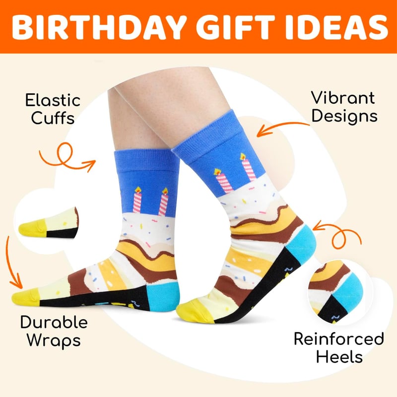 50th Birthday Socks for Men and Women