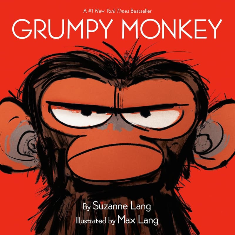Grumpy Monkey Plush Toy