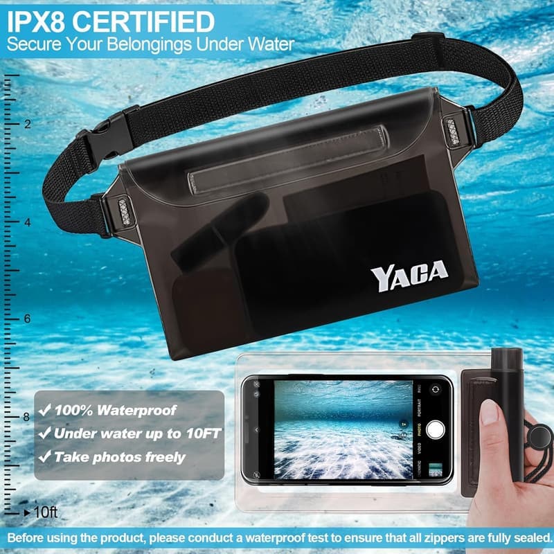 Waterproof Phone Pouch Set for Kayaking & Swimming