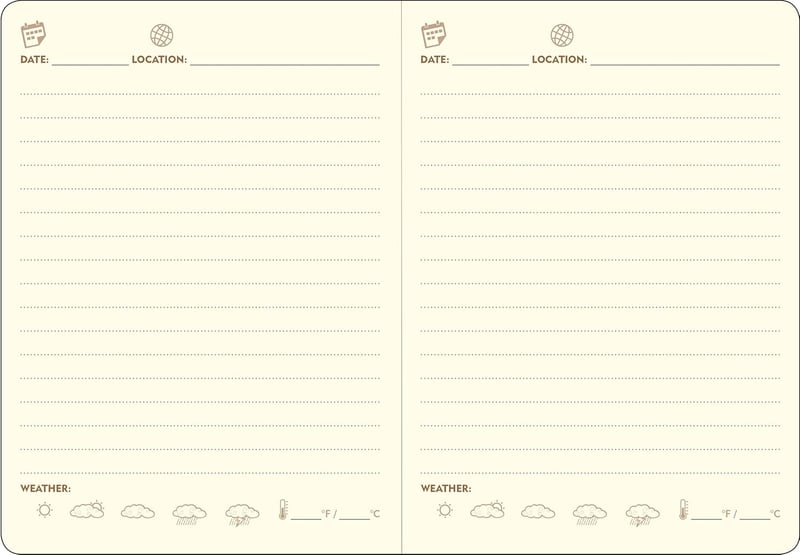 Artisan Travel Journal in Vegan Leather