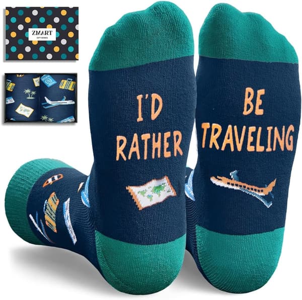 Travel Socks for Knitters and Pilots – Unisex Design