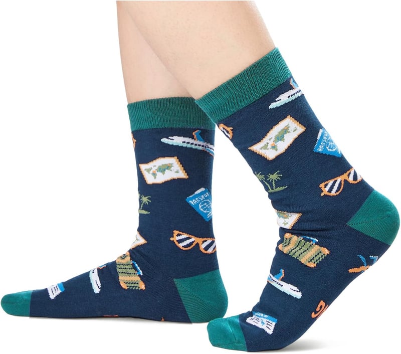 Travel Socks for Knitters and Pilots – Unisex Design