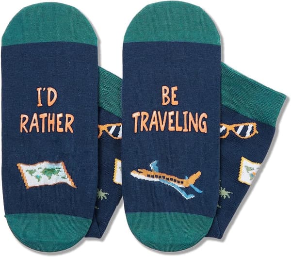 Travel Socks for Knitters and Pilots – Unisex Design