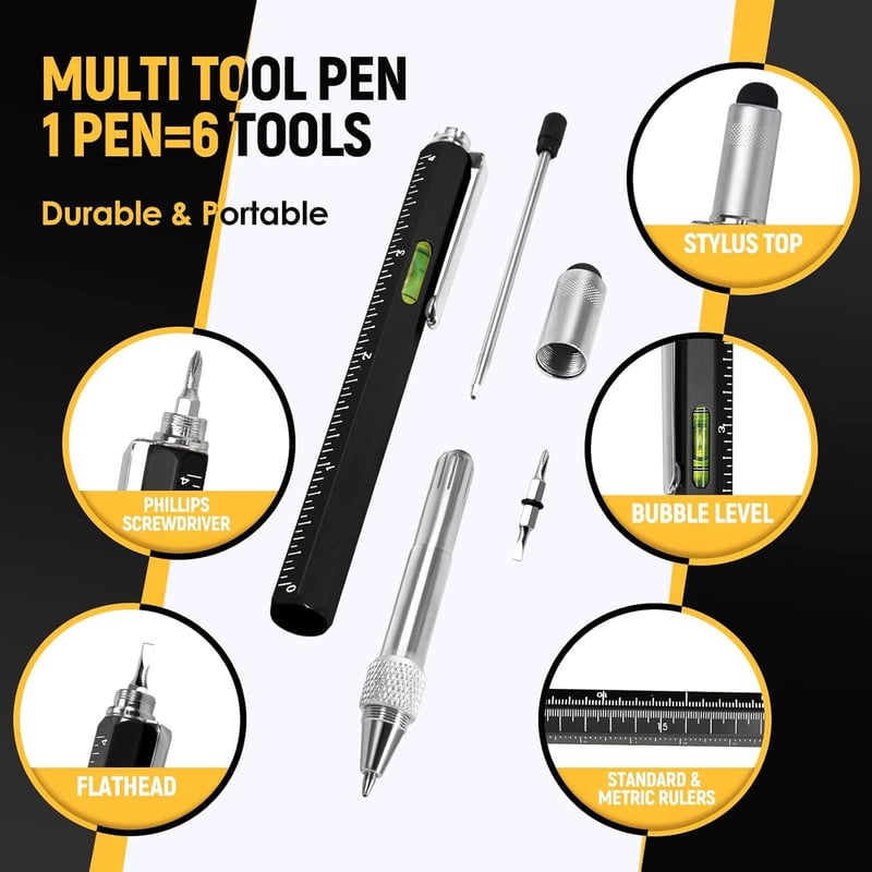 Personalized 6-in-1 Multitool Pen for Father's Day