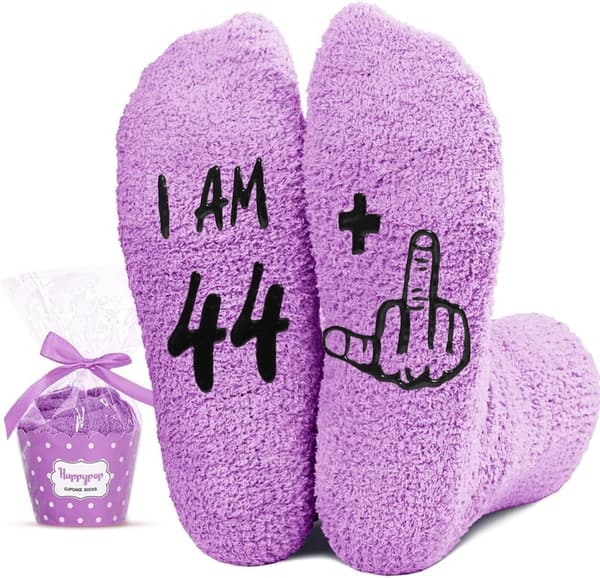 45th Birthday Socks for Women - Fun Gift Idea