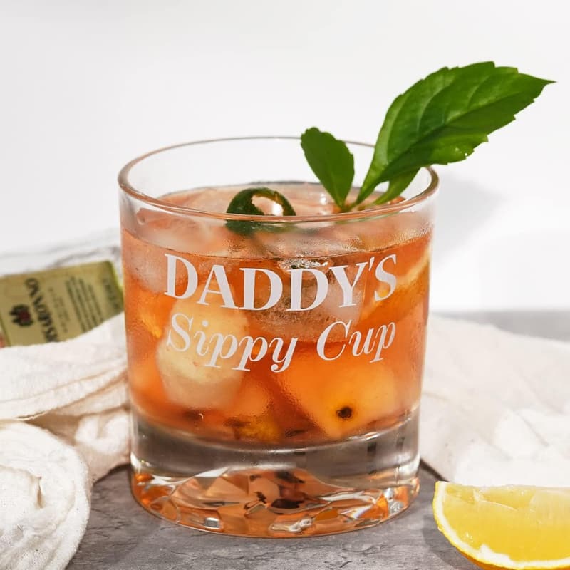 Funny Whiskey Glass for Dad - Perfect Father's Day Gift