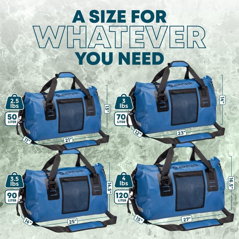 Heavy Duty Waterproof Duffel Bag for Travel & Outdoor Activities