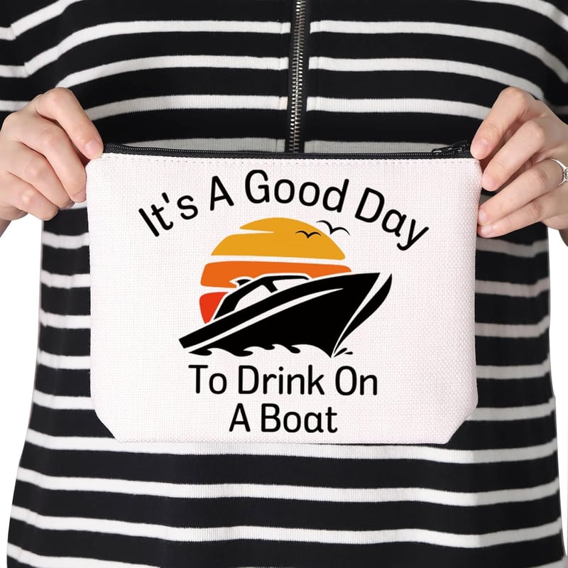 Boating Lover Gift Zipper Pouch Makeup Bag