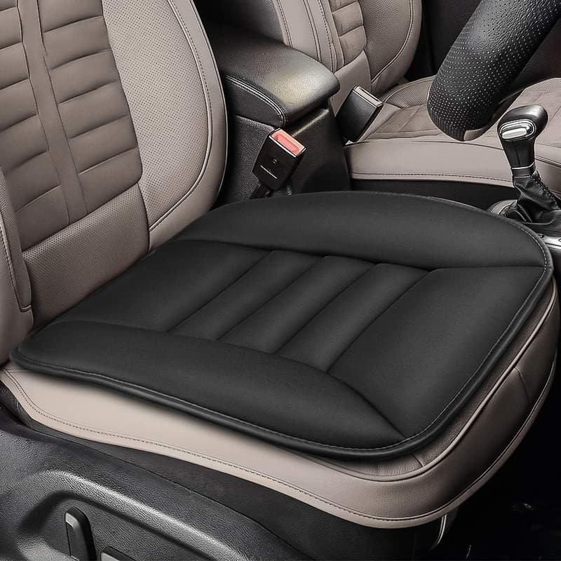 Universal Memory Foam Car Seat Cushion with Non-Slip Bottom