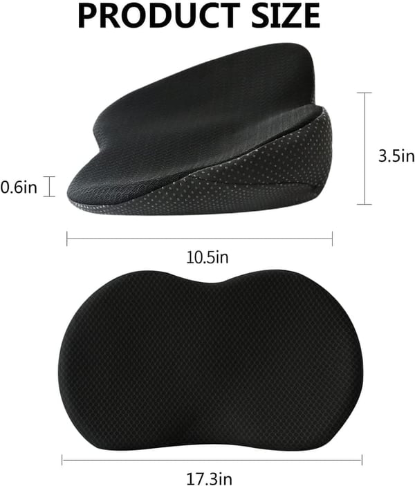 Memory Foam Car Seat Cushion for Sciatica Relief
