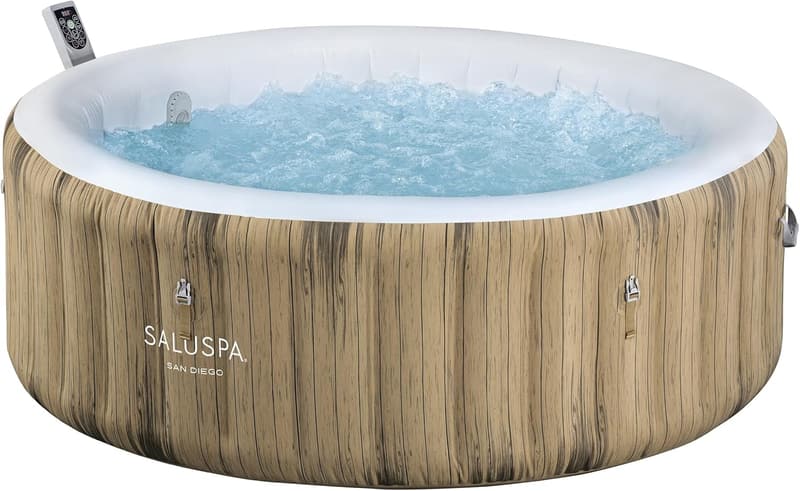 Portable Inflatable Hot Tub Spa for 4-6 Persons