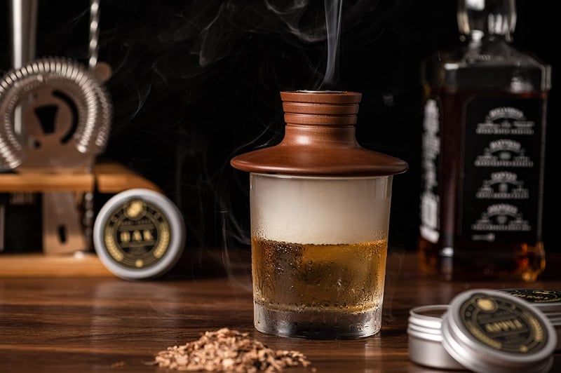 Cocktail Smoker Kit for Whiskey Lovers - Perfect Gift for Men