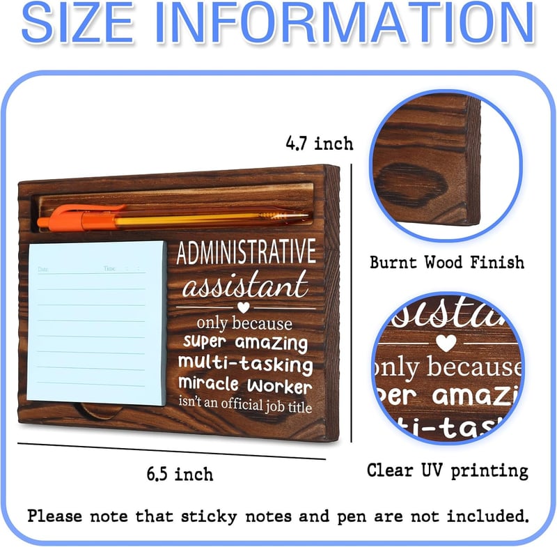 Admin Assistant Day Funny Gift Notes Pad Set for Office