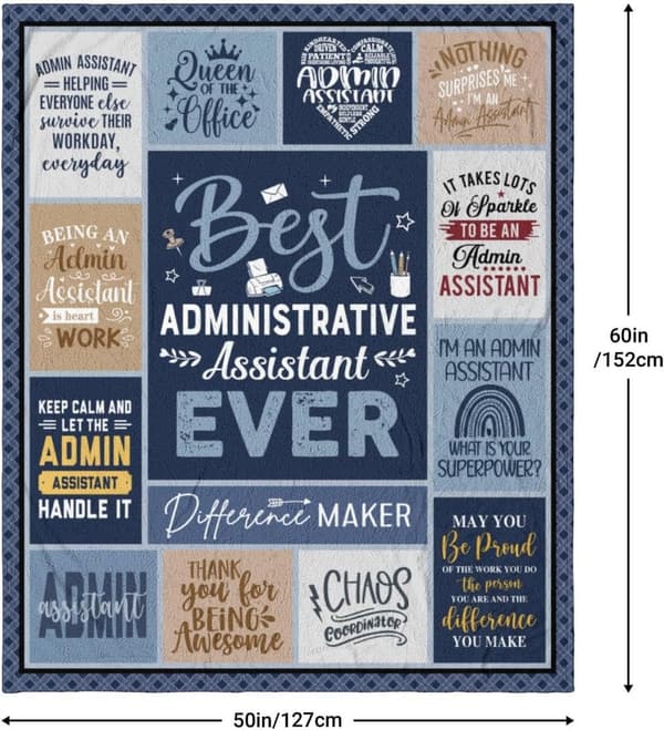 Administrative Professional Day Throw Blanket for Women